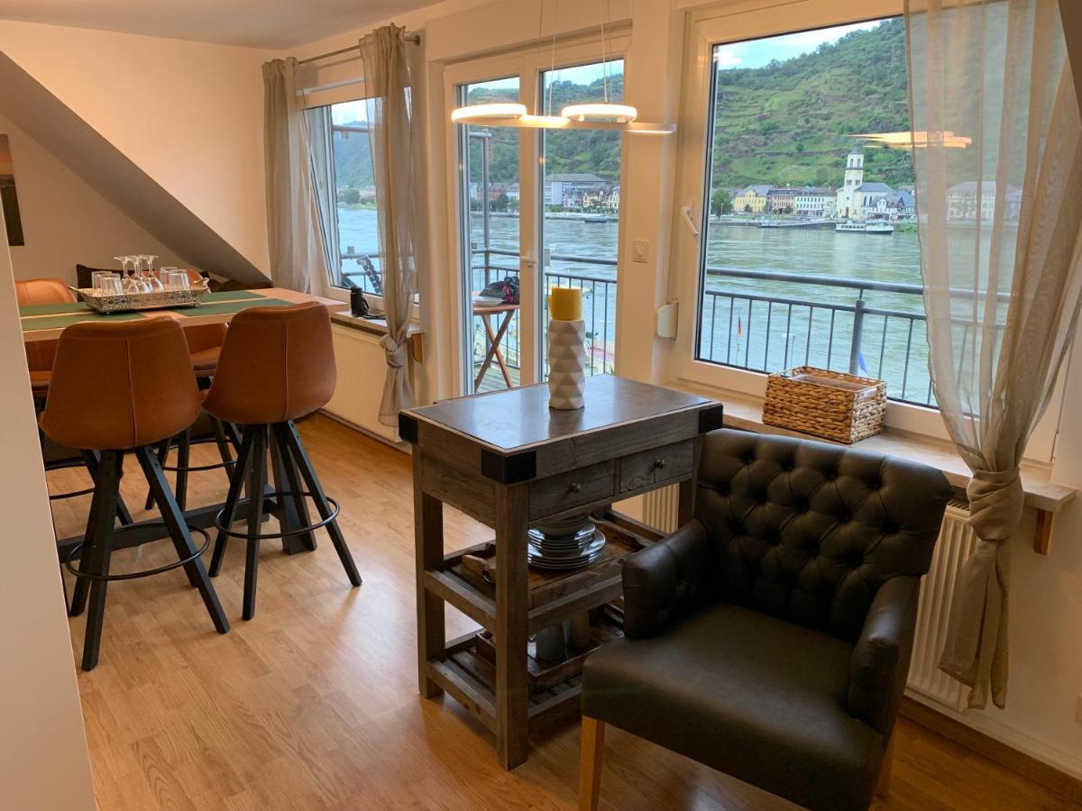 Ferienwohnung "Drei Burgen Blick" Sankt Goar Exterior foto