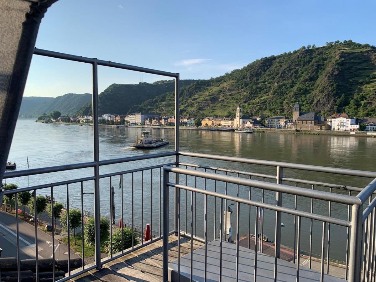 Ferienwohnung "Drei Burgen Blick" Sankt Goar Exterior foto