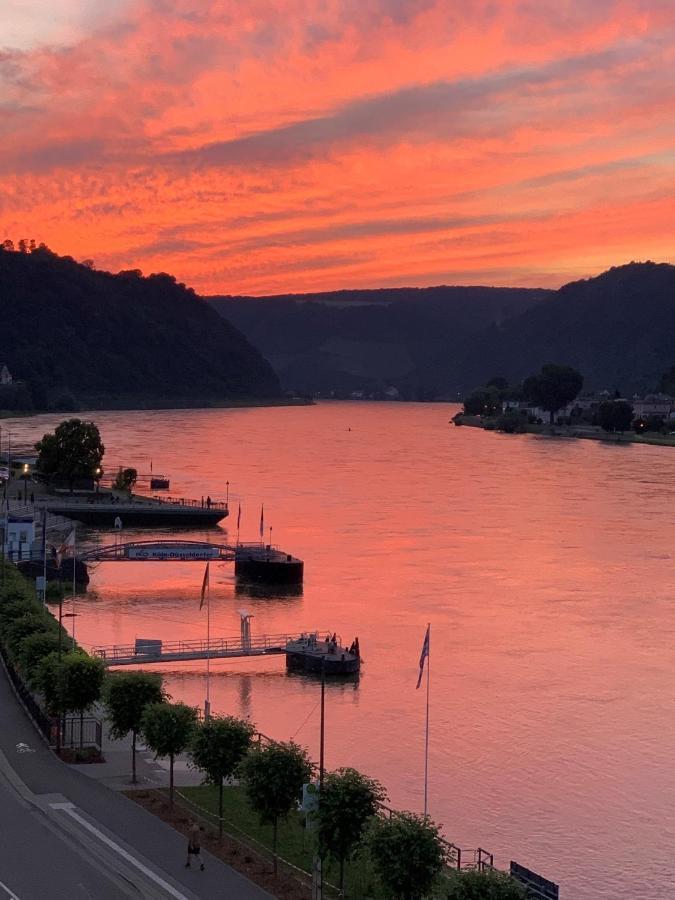 Ferienwohnung "Drei Burgen Blick" Sankt Goar Exterior foto